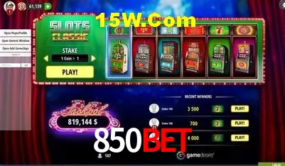 Diretório de Jogos 850Bet